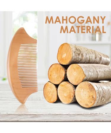 Natural Wooden Hair Comb for Maternity | Stress Relief & Acupressure | Essential Hospital Bag Accessory - Buy Online on GoSupps.com