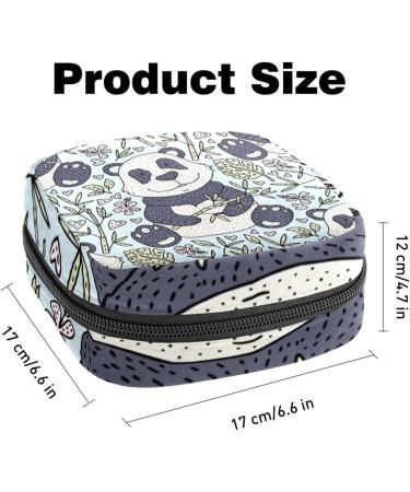 Cute Panda Storage Bags for Women's Bandages | Portable Menstrual & Tampon Holders | Multicolored | Perfect for School & Office - Buy Online on GoSupps.com