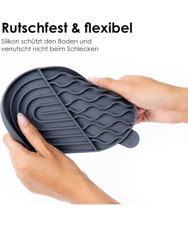 Lucybalu Zenpad Slip Mat for Cats | Leak-Proof Silicone Slow Feeder | Food-Safe Ros Pink Licking Mat - Buy Online on GoSupps.com