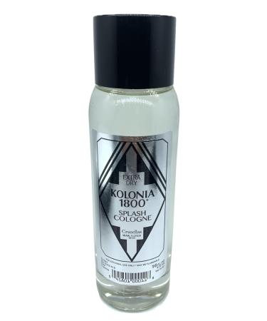 Legitima Kolonia 1800 Natural Extra Dry Splash Cologne (16 Fl. Oz.) 16 Fl Oz (Pack of 1)