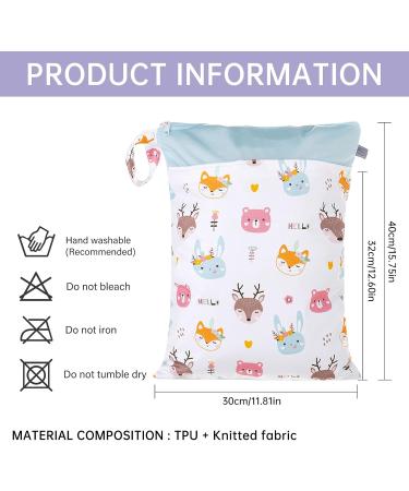 Seaur Cloth Diaper Pockets - Washable & Reusable Organizer Bag for Beaches Fitness Hiking & Travel | 30x40 cm | Color 11 - Buy Online on GoSupps.com