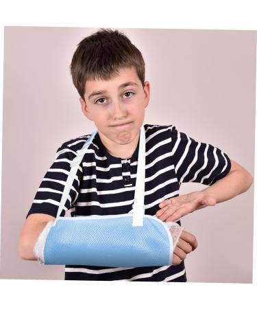 Anneome Children's Arm Sling Sling Shoulder Sling for Torn Rotator Cuff Arm Arm Brace Net 60X30CM Sky-blue - Buy Online on GoSupps.com