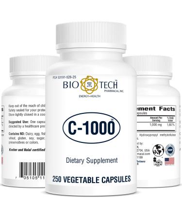 Bio-Tech - C-1000 250 Veggie Capsules