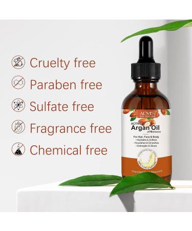 100% Pure Moroccan Argan Oil for Hair & Skin - Cold Pressed Treatment for Damaged Hair, Dry Skin, Beard, Nails - Buy Online on GoSupps.com