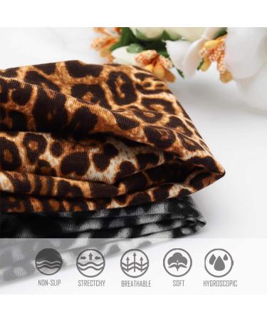 Fashband Boho Leopard Print Headbands - Pack of 3 | Elastic Stretchy Hair Bands for Women and Girls - Buy Online on GoSupps.com