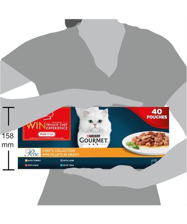 GOURMET Perle Chef's Collection in Gravy Wet Adult Cat Food 40x85g - Buy Online on GoSupps.com