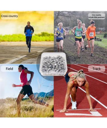 VONLUXE 1/4 Inch Stainless Steel Track Spikes - 110pcs Pyramid Spikes with Wrench for Sprint & Cross Country Shoes - Buy Online on GoSupps.com