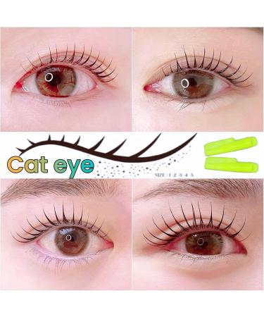 Silicone Lash Lift Shields - Japanese Cat Eye Pad | 5 Sizes | Jelly Lifting Shield for Eyelash Curling & Perming | Korean Lamination Roller & Elastic Silicon Pads - Buy Online on GoSupps.com