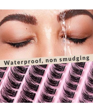 Fluffy Natural Thick False Eyelashes Set Wispy Faux Mink Lashes Strip Pack Reusable Waterproof Fake Eye Lash Lashes Kit for Beginners Daily Makeup - Buy Online on GoSupps.com