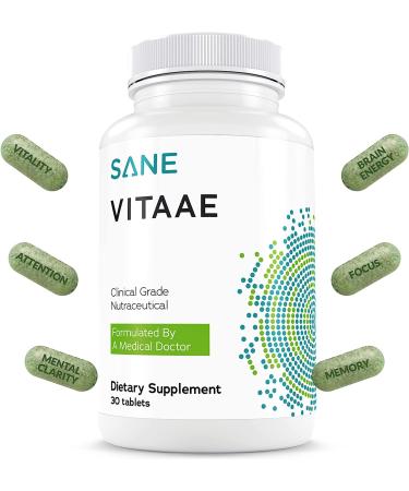Vitaae Citicoline Brain Supplements for Memory Focus and Throat Phlegm Support - Nootropic Memory and Focus Supplement for Brain Health