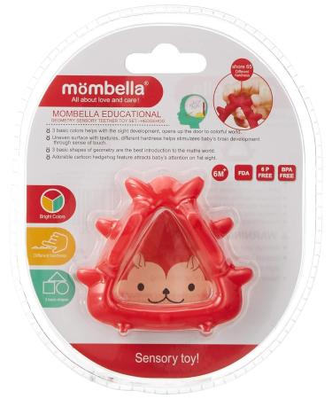 Mombella Bei ring - Geometric Hedgehog Teething Toy for Babies | International Shipping Available - Buy Online on GoSupps.com