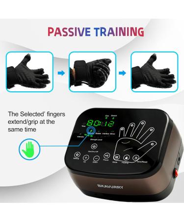 Hand Rehabilitation Robot Gloves for Stroke Recovery | Heating Therapy for Right & Left Hand Fingers - Buy Online on GoSupps.com