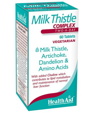 HealthAid Milk Thistle Complex 60 Vegetarian Tablets Pack of 1