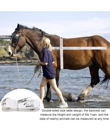 Jetisva 2.5M 98.4 Inch Horse Weight Tape Measure Long Precisio Horse Weight Measuring Tape Portable Horse Height Bust Body Measurement White Horse Measuring Stick forÂ Equine Farm Animals Cow Goat - Buy Online on GoSupps.com