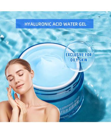 Hydrating Gel Face Cream - Moisturiser Face Women - Face Cream for Women - Sodium hyaluronate Ingredients - Moisturiser for Dry Skin - Light Texture and Easy Absorption - Buy Online on GoSupps.com