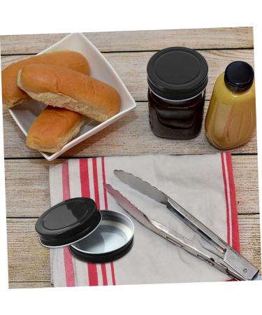 IMIKEYA 48 Pcs Mason Jar Lids Seal Tinplate Metal 7x7x1.5cmx3pcs Blackx3pcs - Buy Online on GoSupps.com