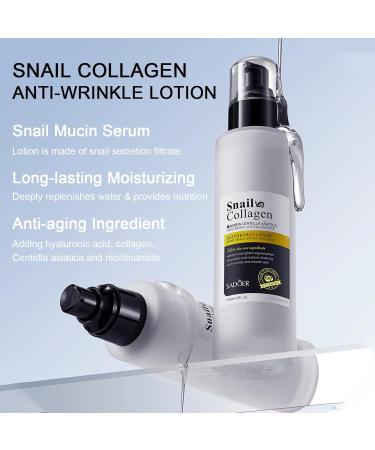 Shop All About Snail Korean Skincare: Anti-Aging Collagen Face Care Set Lotion Cleanser Cream & Mask - Perfect Gift for Women & Girls - Buy Online on GoSupps.com
