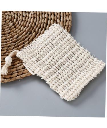 Baluue 30 Pcs Soap Bag Soap Savers Exfoliating Soap Saver Household Soap Pouch Bar Soap Cotton Linen Beige - Buy Online on GoSupps.com