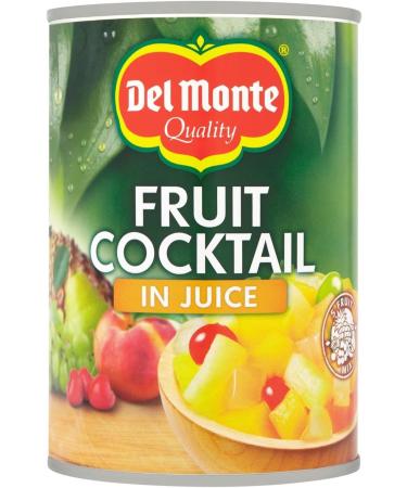 Del Monte Fruit Cocktail in Juice 415ml Pack of 2 - Tropical Mixed Fruits Natural Juice Ready-to-Eat Sweet and Refreshing - Buy Online on GoSupps.com