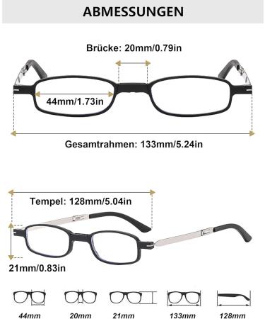 Buy Lanomi Foldable Reading Glasses with Blue Light Filter - Ultra-Light Portable Anti-Blue Light Aid for Men & Women - Hard Case Included - Pink 1.5x - Buy Online on GoSupps.com
