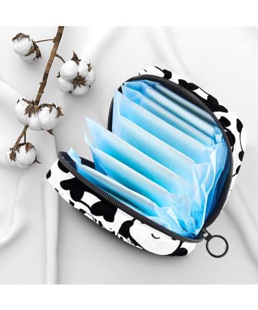 Shop Stylish Women's Tampon Storage Bags - Panda Pattern Zip Pockets & Binding Design for Menstrual Care - Buy Online on GoSupps.com
