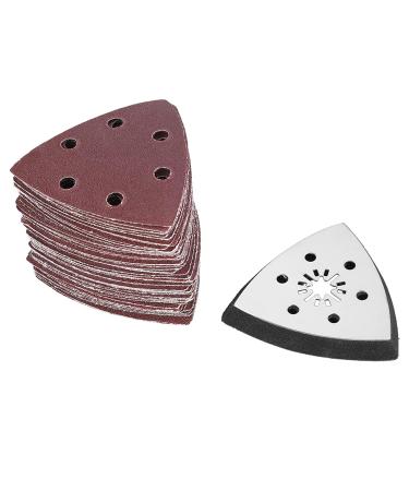 61 Pieces Sanding Pads - 90mm 6 Holes Detail Sander Sandpaper for Oscillating Tools | Perfect for Sanding & Polishing - Buy Online on GoSupps.com