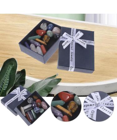 IPLUSMILE 7 Chakra Crystal Set - Polished Healing Stones & Amethyst Rods for Energy Balance | International Shipping Available - Buy Online on GoSupps.com