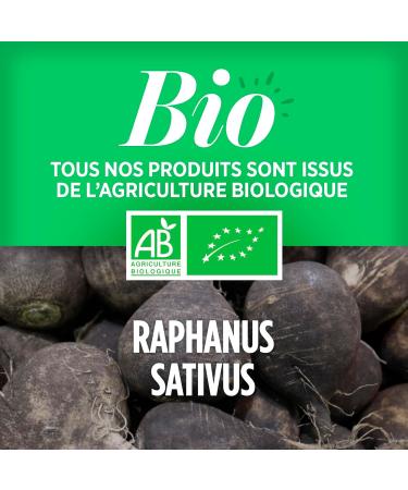 Organic Black Radish - 400 mg - 200 tablets - Buy Online on GoSupps.com