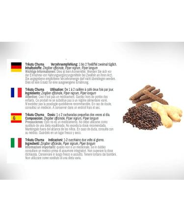 DR WAKDE S Trikatu Churna Powder - 1Kg (2.2lb) | Mixture of 3 Dried Spices | Ginger Black Pepper & Long Pepper | Plant-Based | Vegan | All Natural - Buy Online on GoSupps.com