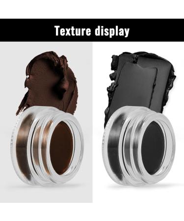  Erinde Erinde Braun Gel Eyeliner Waterproof Long-Lasting Cream High Intensity Pigment Friction Resistant Brown with 2 Brushes 04# - Buy Online on GoSupps.com