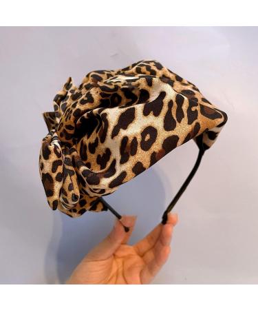 amangul Women Fascinator Hat Headband Pillbox Vintage Hair Accessory Roaring 20s Headpiece for Race Day Party(Yellow Leopard Print) - Buy Online on GoSupps.com