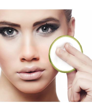 Lurrose Washable Makeup Remover Pads 1 Set Reusable Makeup Remover Pads Finger Makeup Remover Pad Face Cleaning Pad Makeup Puff for All Skin Types with Cotton Laundry Bag Cotton Pads - Buy Online on GoSupps.com