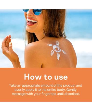 Sunscreen for Body Travel Sunscreen for Face and Body Non-Greasy Lightweight and Comfortable Texture Daily Care Makeup Outdoor Activities Beach Sports Travel - Buy Online on GoSupps.com