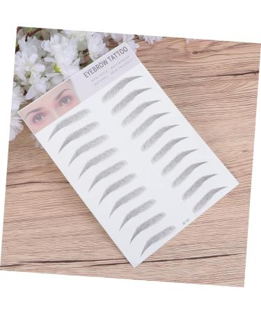 Didiseaon 2pcs 3d Eyebrow Stickers Temporary Eyebrows Artificial Eyebrow Woman Transfer Stickers Water Proof - Buy Online on GoSupps.com