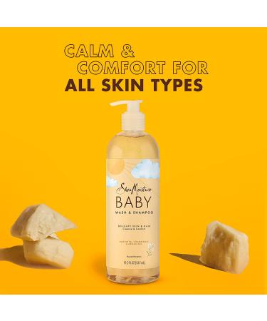SheaMoisture Baby Wash and Shampoo - Raw Shea, Chamomile & Argan Oil - 19.2 oz - Buy Online on GoSupps.com