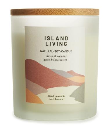 Island Living - Organic & Vegan Luxury Scented Candles. Hand Poured in Loch Lomond Scotland (+7 Scent Options)