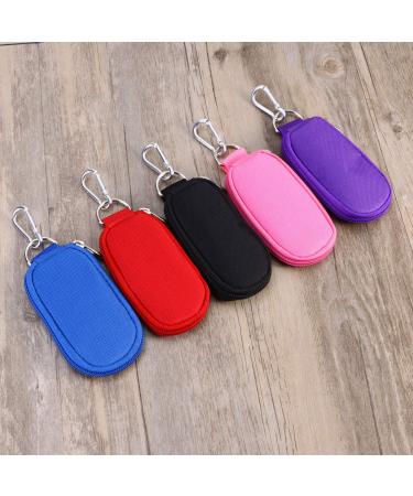 Shop Homsfou Travel Accessories - Essential Oil Carrying Bag & Key Rings | Blue Essential Oils Storage Wallet - Buy Online on GoSupps.com