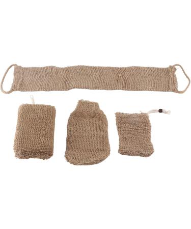 Exfoliating Jute Bath Sponge & Back Scrubber - Body Scrubbers for Dead Skin Removal | International Shipping Available - Buy Online on GoSupps.com