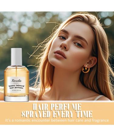 Honey Infused Hair Perfume A Delicate Eau De Parfum Spray Honey Hair Mist to Nourish Hair and Add Shine Long-lasting Sweet Warm and Sensual Fragrance for Women 50ML - Buy Online on GoSupps.com