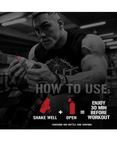 5% Nutrition Rich Piana Pump Shot Liquid Glycerol Nitric Oxide Booster Stim Free Pre Workout | 20 000 mg with S7 | Pumps Hydration | Fruit Punch Flavor (12 Pack Caddy) - Buy Online on GoSupps.com