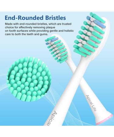 8 Pack Soft Replacement Toothbrush Heads | Compatible with Philips Sonicare | Click-on Design | High-Quality Brush Heads - Buy Online on GoSupps.com