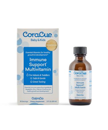CoraCue Immune Support Liquid Multivitamin for Infants & Toddlers 2 Ounce 2 Fl Oz (Pack of 1)