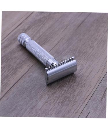 Minkissy 3-Piece Men's Razor Set | Premium Double Edge Steel Razor for Head & Shaving | Ultimate Grooming Tool for Men - Buy Online on GoSupps.com