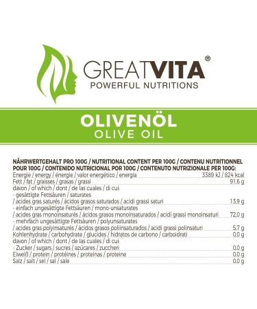 MeaVita olive oil extra virgin and cold pressed 1 pack (1 x 1000 ml) - Buy Online on GoSupps.com