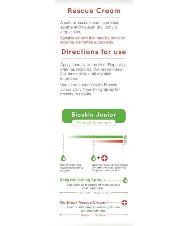 Salcura Bioskin Junior Outbreak Resque Cream - 50ml | Soothing Skin Relief for Kids | International Shipping Available - Buy Online on GoSupps.com