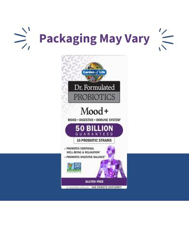 Buy Garden of Life Dr. Formulated Probiotics Mood+ 60 Veg Capsules | Enhance Mood & Gut Health - Buy Online on GoSupps.com