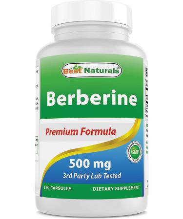 Best Naturals Berberine 500mg - 120 Capsules - Buy Online on GoSupps.com