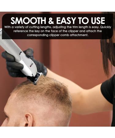 KaleWoz Hair Clippers for Men - 2600mAh Cordless Professional Trimmer & Grooming Kit - Rechargeable Beard Trimmer & Hair Cutting Cape - Gifts for Him (Silver - Buy Online on GoSupps.com