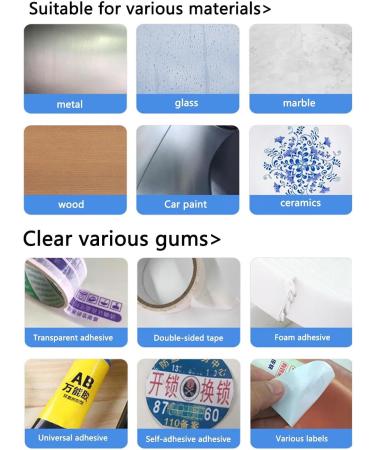 Adhesive Remover | Sticker Lifter Stain Remover Adhesive Cleaner Effective and Portable Adhesive Cleaner Sticker Lifter for Home Furnishings and Work Space - Buy Online on GoSupps.com