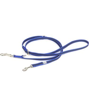 IDC Color & Gray Adjustable Leash with Double Snap Hook - 14mm x 2.2m - Blue-Grey | International Shipping Available - Buy Online on GoSupps.com